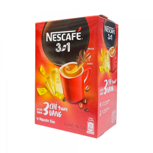 folding carton nescafe 3 in 1