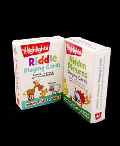 Flash card highlights