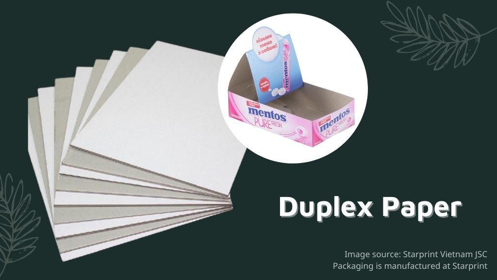 duplex packaging