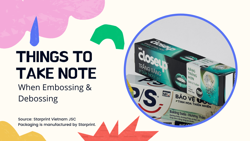 Things to take note when embossing and debossing 3 min