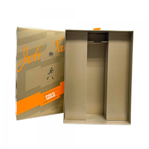 corrugated box johnnie walker gold