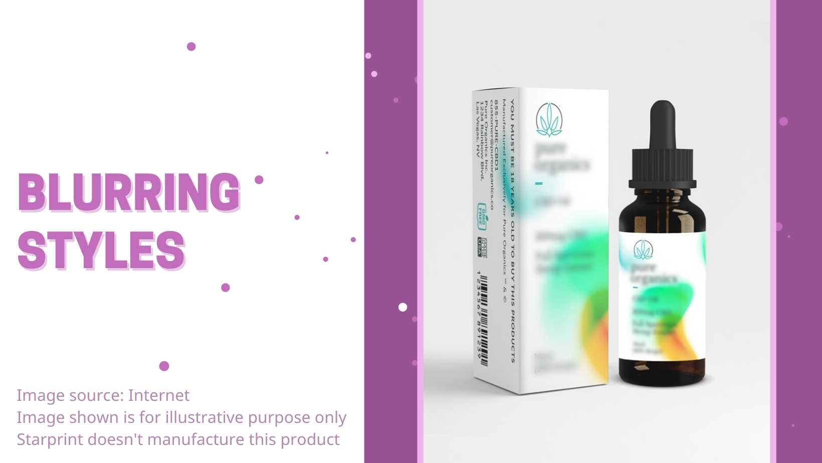 blurring styles packaging