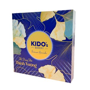 rigid box kido mooncake blue