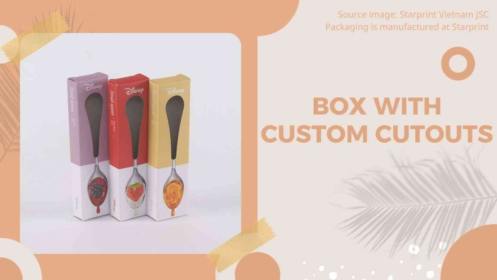 box with custom cutouts